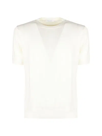 Cruciani Crew-neck T-shirt In Neutral