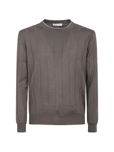 Cruciani Crew-neck Sweater In Brown