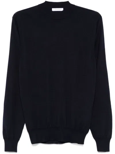 Cruciani Fine-knit Sweater In Black