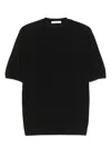 Cruciani Fine-knit T-shirt In 黑色