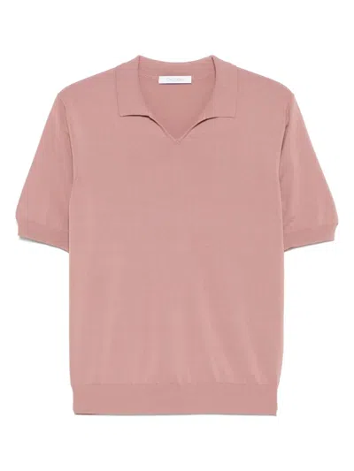 Cruciani Fine-knit T-shirt In Pink