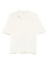 Cruciani Fine-ribbed T-shirt In Neutrals