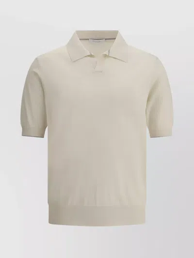 Cruciani Fitted Sleeve Hem Polo Shirt