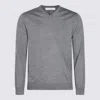 CRUCIANI GREY WOOL KNITWEAR