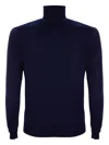 Cruciani High-neck Sweater In Blue
