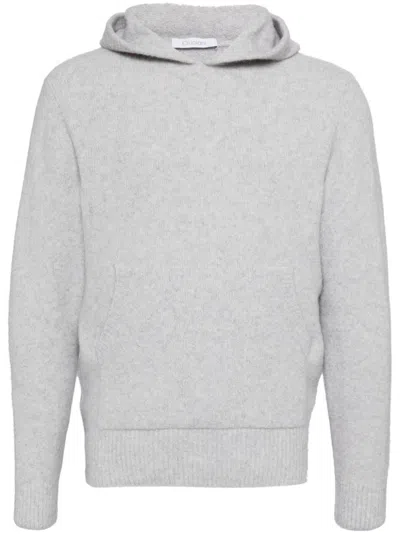 Cruciani Hooded Jumper In Grey