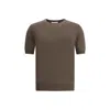 Cruciani Knit Cotton T-shirt Short Sleeves