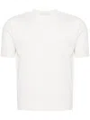 Cruciani Knitted T-shirt In Neutrals