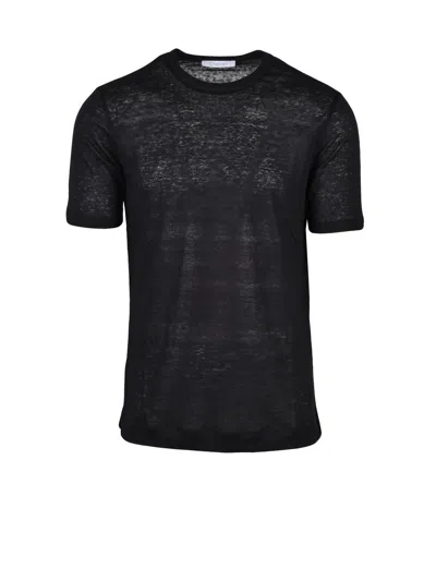 Cruciani Linen T-shirt - Black
