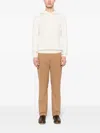 Cruciani Fein Gestrickter Hoodie In Neutrals