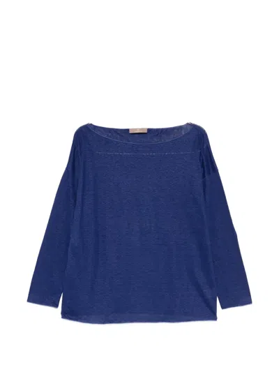 Cruciani Long-sleeve Top In Blue