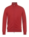 Cruciani Man Cardigan Brick Size 44 Wool In Red