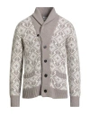 Cruciani Man Cardigan Light Brown Size 40 Wool, Cashmere In Pink