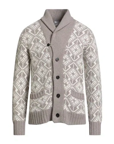 Cruciani Man Cardigan Light Brown Size 40 Wool, Cashmere In Pink