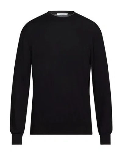 Cruciani Man Sweater Black Size 40 Wool