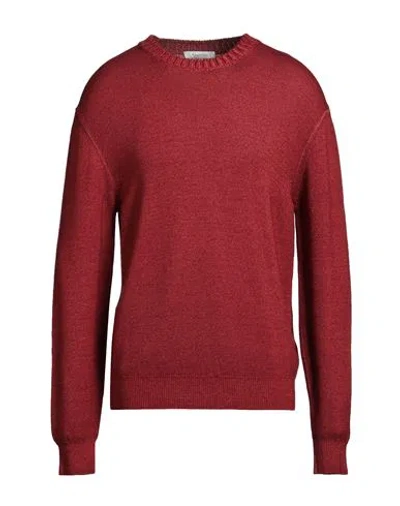 Cruciani Man Sweater Brick Size 46 Wool In Red