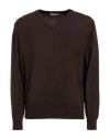 Cruciani Man Sweater Brown Size 40 Wool, Cashmere