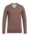 Cruciani Sweaters In Brown
