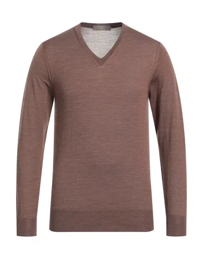 Cruciani Sweaters In Brown