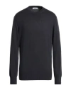 Cruciani Man Sweater Charcoal Size 48 Cashmere In Blue
