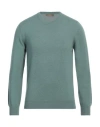 Cruciani Man Sweater Emerald Green Size 48 Cashmere In Green