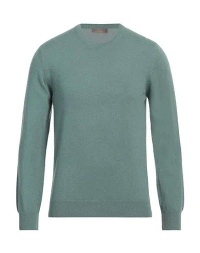 Cruciani Man Sweater Emerald Green Size 48 Cashmere