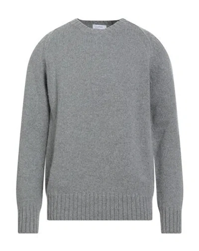 Cruciani Man Sweater Grey Size 44 Wool, Cashmere In Gray