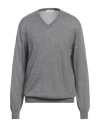 Cruciani Man Sweater Grey Size 46 Cashmere, Silk
