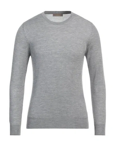 Cruciani Crew-neck Wool Jumper In Grey