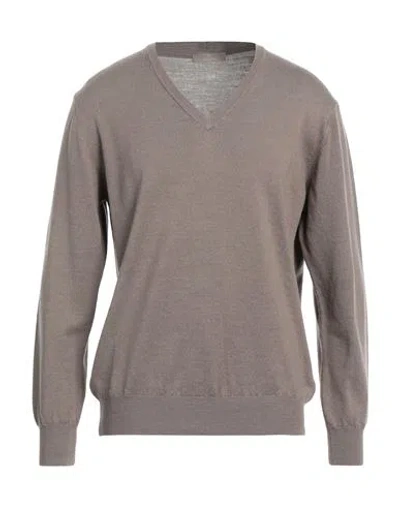 Cruciani Man Sweater Khaki Size 44 Wool In Beige