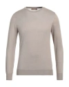 Cruciani Man Sweater Khaki Size 48 Cashmere, Silk In Beige