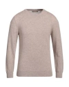 Cruciani Man Sweater Light Brown Size 48 Cashmere In Beige