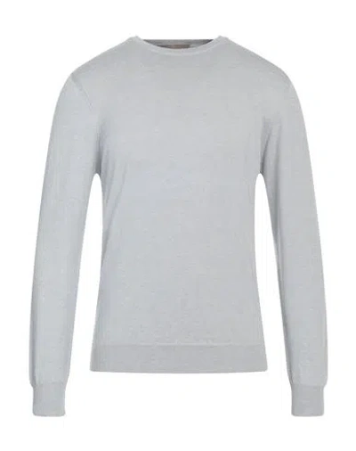 Cruciani Man Sweater Light Blue Size 46 Cotton In Grey