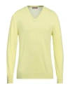 Cruciani Man Sweater Acid Green Size 44 Wool In Green