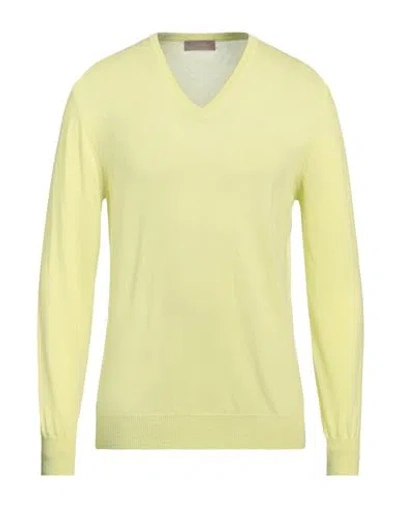 Cruciani Man Sweater Acid Green Size 44 Wool