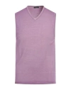 Cruciani Man Sweater Mauve Size 40 Wool In Purple
