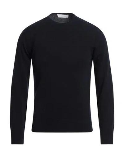 Cruciani Man Sweater Midnight Blue Size 46 Cashmere In Black