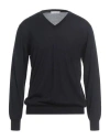Cruciani Man Sweater Midnight Blue Size 46 Cashmere, Silk In Black