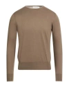 Cruciani Man Sweater Military Green Size 44 Cotton In Brown
