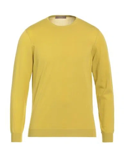 Cruciani Man Sweater Mustard Size 46 Cotton In Yellow