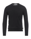 Cruciani Man Sweater Navy Size 36 Wool In Black