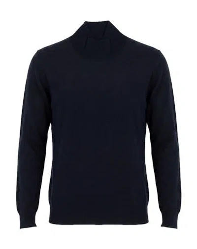 Cruciani Man Sweater Navy Size 42 Wool, Cashmere In Blue