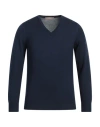 Cruciani Man Sweater Navy Blue Size 48 Wool