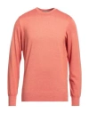Cruciani Man Sweater Rust Size 40 Wool In Red