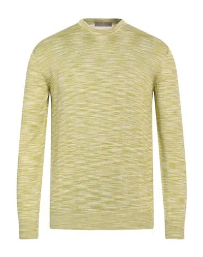 Cruciani Man Sweater Sage Green Size 44 Cotton