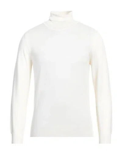 Cruciani Man Turtleneck Cream Size 48 Wool In White