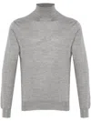 Cruciani Mélange-effect Sweater In Grey