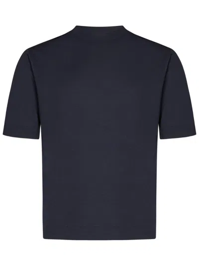 Cruciani Midnight Blue Crew Neck T-shirt