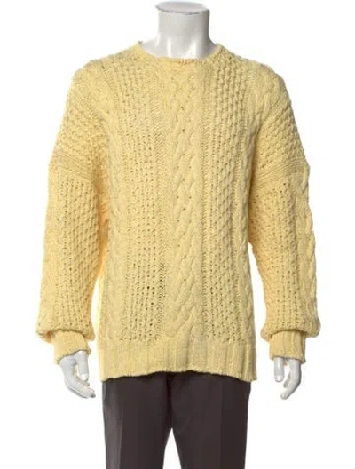 Pre-owned Cruciani Patterned Crew Neck Pullover In Neutral