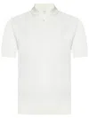 Cruciani Buttonless Polo Shirt In Fine Knit Silk